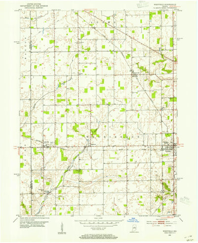 United States Geological Survey Westfield, IN (1953, 24000-Scale) digital map