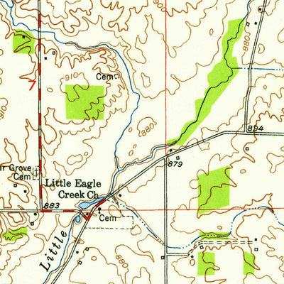 United States Geological Survey Westfield, IN (1953, 24000-Scale) digital map