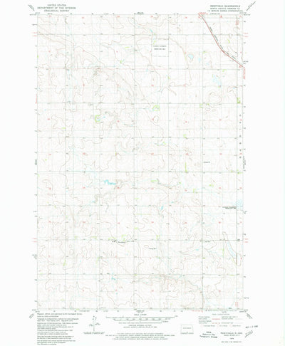 United States Geological Survey Westfield, ND (1979, 24000-Scale) digital map