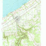 United States Geological Survey Westfield, NY (1954, 24000-Scale) digital map
