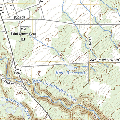 United States Geological Survey Westfield, NY (2023, 24000-Scale) digital map