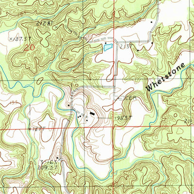 United States Geological Survey Westfield West, IL (1984, 24000-Scale) digital map
