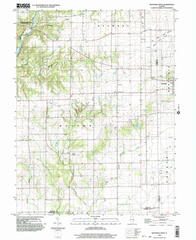 United States Geological Survey Westfield West, IL (1998, 24000-Scale) digital map