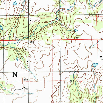 United States Geological Survey Westfield West, IL (1998, 24000-Scale) digital map