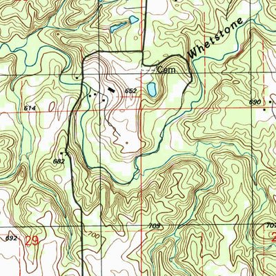 United States Geological Survey Westfield West, IL (1998, 24000-Scale) digital map