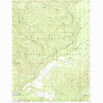 United States Geological Survey Westfir East, OR (1986, 24000-Scale) digital map