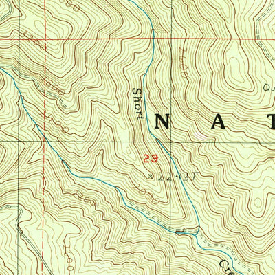 United States Geological Survey Westfir East, OR (1986, 24000-Scale) digital map
