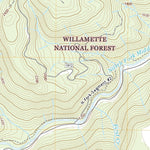 United States Geological Survey Westfir East, OR (2020, 24000-Scale) digital map