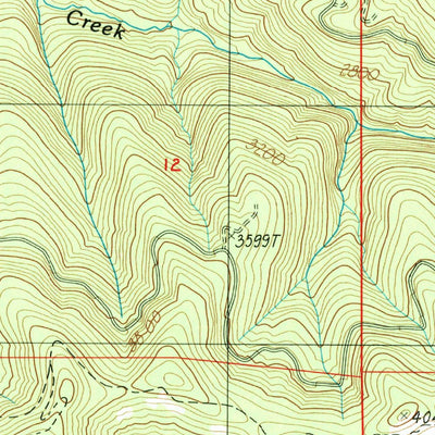 United States Geological Survey Westfir West, OR (1986, 24000-Scale) digital map