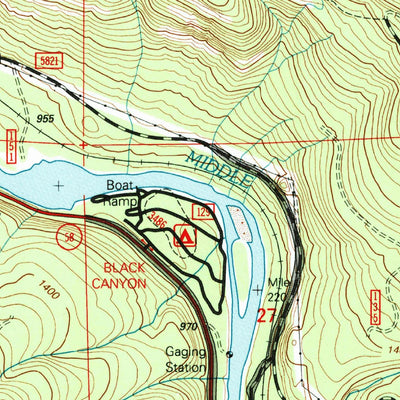 United States Geological Survey Westfir West, OR (1997, 24000-Scale) digital map