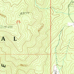 United States Geological Survey Westgard Pass, CA (1990, 24000-Scale) digital map