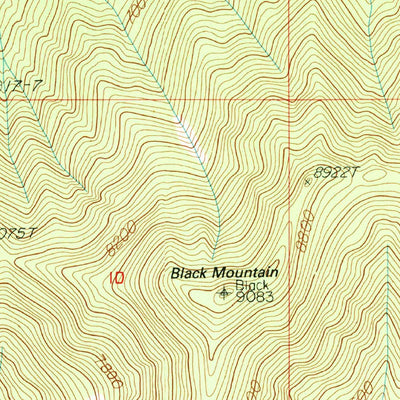 United States Geological Survey Westgard Pass, CA (1990, 24000-Scale) digital map