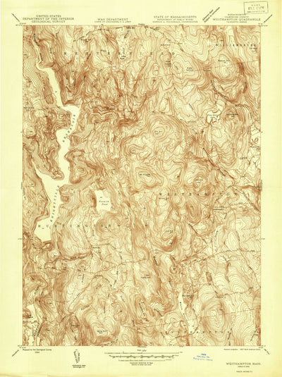United States Geological Survey Westhampton, MA (1946, 24000-Scale) digital map