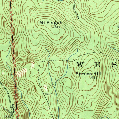 United States Geological Survey Westhampton, MA (1947, 31680-Scale) digital map
