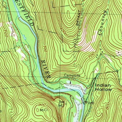 Westhampton, MA (1972, 25000-Scale) Map by United States Geological ...