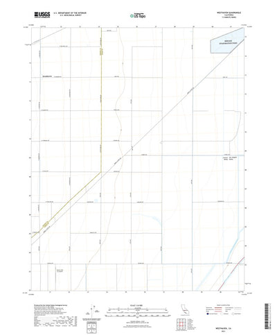 United States Geological Survey Westhaven, CA (2021, 24000-Scale) digital map