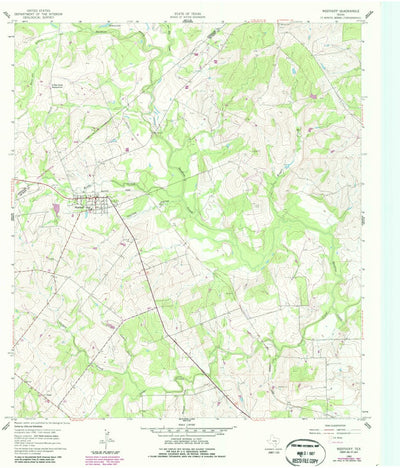 United States Geological Survey Westhoff, TX (1960, 24000-Scale) digital map