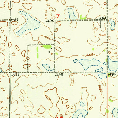 United States Geological Survey Westhope, ND (1951, 24000-Scale) digital map