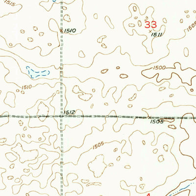 United States Geological Survey Westhope SW, ND (1949, 24000-Scale) digital map