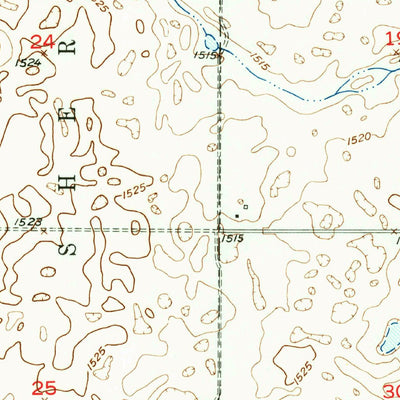 United States Geological Survey Westhope SW, ND (1949, 24000-Scale) digital map
