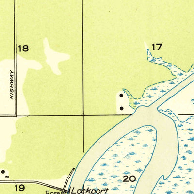 United States Geological Survey Westlake, LA (1947, 31680-Scale) digital map