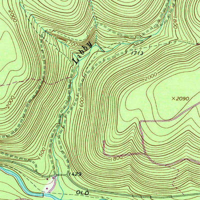 United States Geological Survey Westline, PA (1966, 24000-Scale) digital map