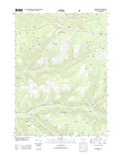 United States Geological Survey Westline, PA (2013, 24000-Scale) digital map