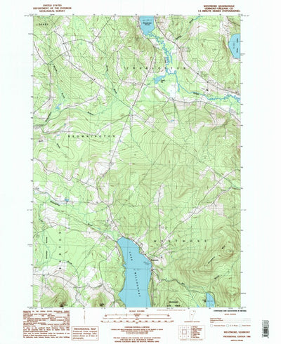 United States Geological Survey Westmore, VT (1986, 24000-Scale) digital map