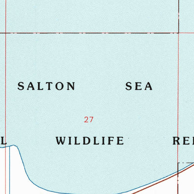 United States Geological Survey Westmorland West, CA (1992, 24000-Scale) digital map