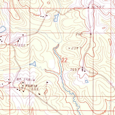 United States Geological Survey Weston, LA (1985, 24000-Scale) digital map