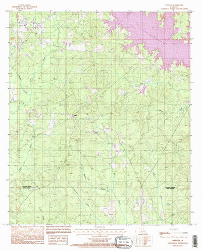 United States Geological Survey Weston, LA (1994, 24000-Scale) digital map