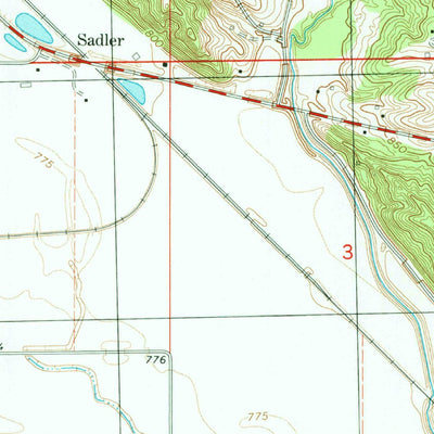 United States Geological Survey Weston, MO-KS (1984, 24000-Scale) digital map