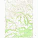 United States Geological Survey Weston Mountain, OR (1964, 24000-Scale) digital map