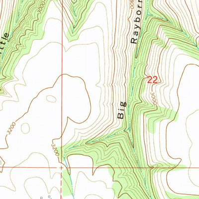 United States Geological Survey Weston Mountain, OR (1964, 24000-Scale) digital map