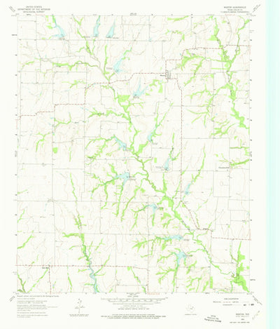 United States Geological Survey Weston, TX (1961, 24000-Scale) digital map