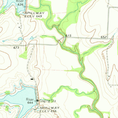 United States Geological Survey Weston, TX (1961, 24000-Scale) digital map