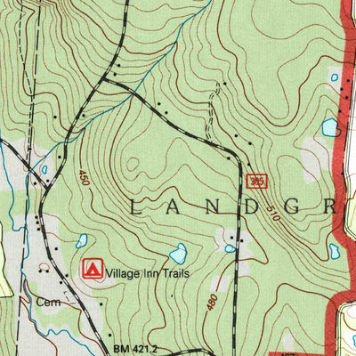 United States Geological Survey Weston, VT (1997, 24000-Scale) digital map