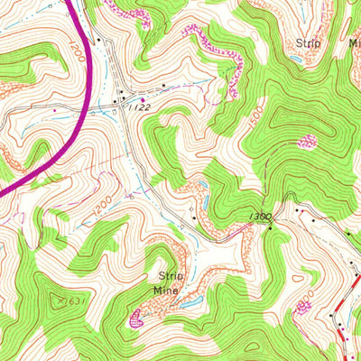 United States Geological Survey Weston, WV (1961, 24000-Scale) digital map