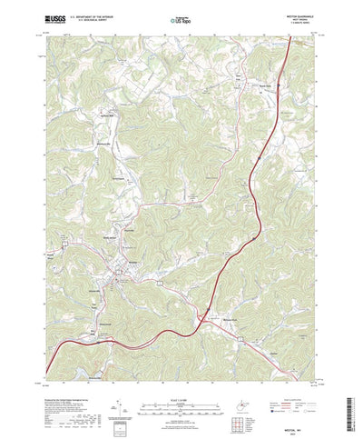 United States Geological Survey Weston, WV (2023, 24000-Scale) digital map