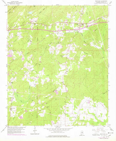 United States Geological Survey Westover, AL (1959, 24000-Scale) digital map