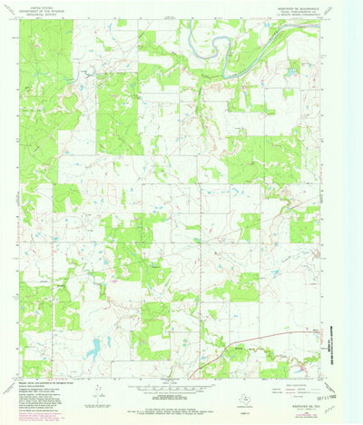 United States Geological Survey Westover SE, TX (1966, 24000-Scale) digital map