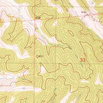 United States Geological Survey Westphalia East, MO (1981, 24000-Scale) digital map