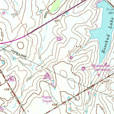 United States Geological Survey Westphalia, TX (1963, 24000-Scale) digital map