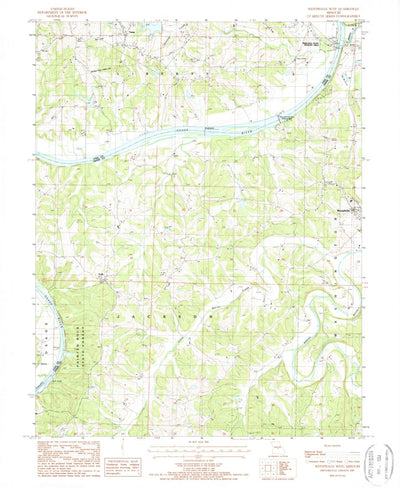 United States Geological Survey Westphalia West, MO (1987, 24000-Scale) digital map