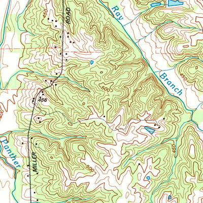 United States Geological Survey Westplains, KY (1993, 24000-Scale) digital map