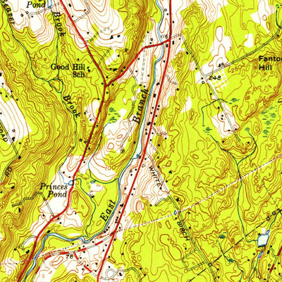 United States Geological Survey Westport, CT (1951, 31680-Scale) digital map