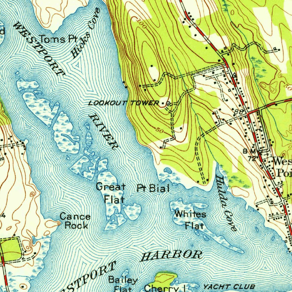 Westport, MD (1951, 31680-Scale) Map by United States Geological Survey ...
