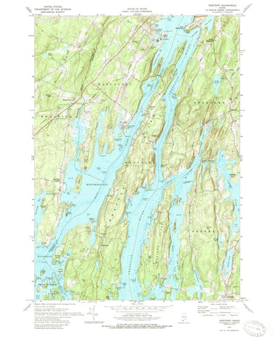 United States Geological Survey Westport, ME (1970, 24000-Scale) digital map