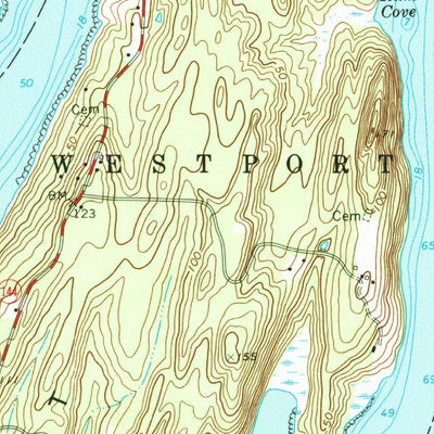 United States Geological Survey Westport, ME (1970, 24000-Scale) digital map