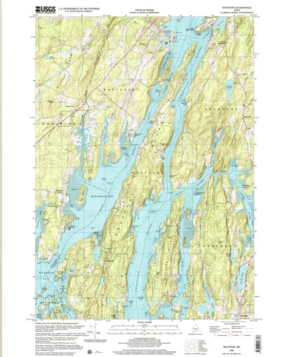 United States Geological Survey Westport, ME (2000, 24000-Scale) digital map